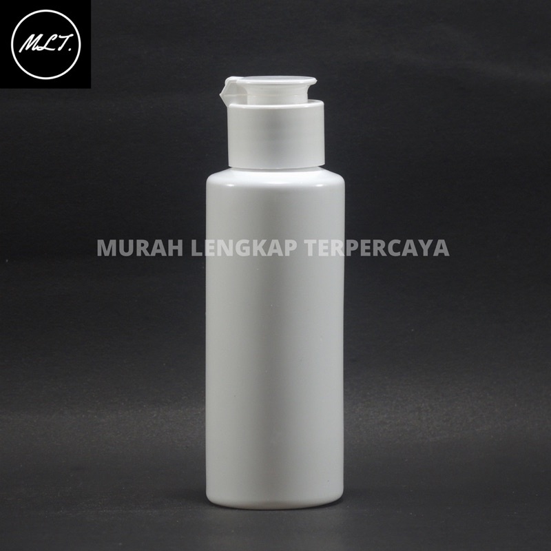 BOTOL FLIPTOP 100ML PUTIH RF FLIPTOP JAMUR BOTOL PET 100 ML FLIPTOP