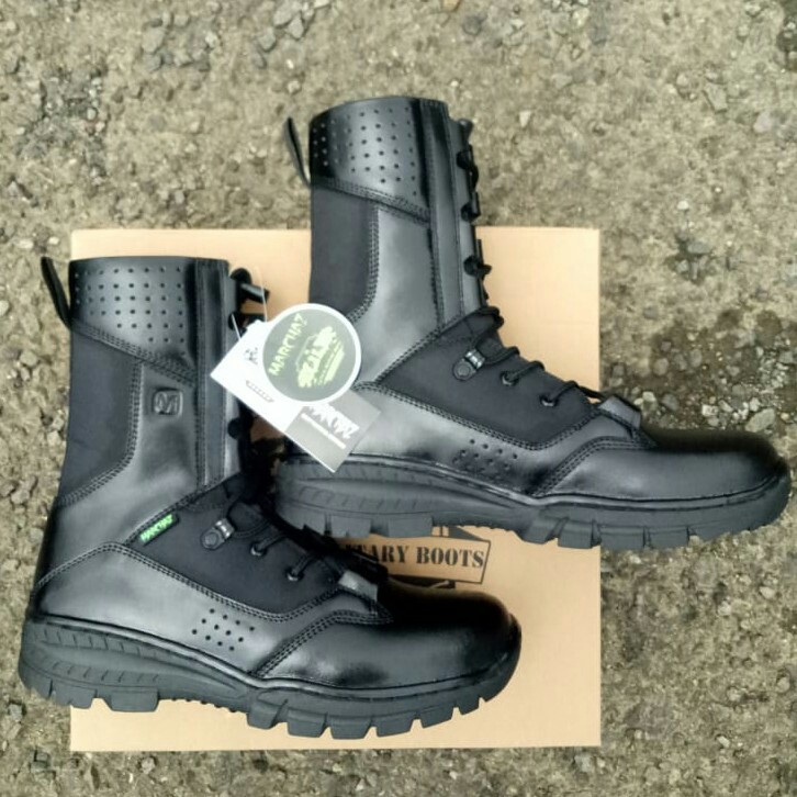 SEPATU PDL MARCHAZ KULIT ASLI SEPATU PDL TNI POLRI SECURITY SATPAM SEPATU BOOTS PRIA KULIT ASLI