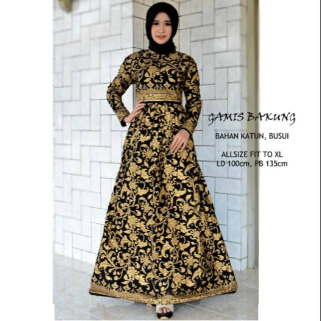 [READY] Longdress Batik Jumbo / Gamis Batik / Daster Muslim Bahan Rayon Rotari PT Sritex