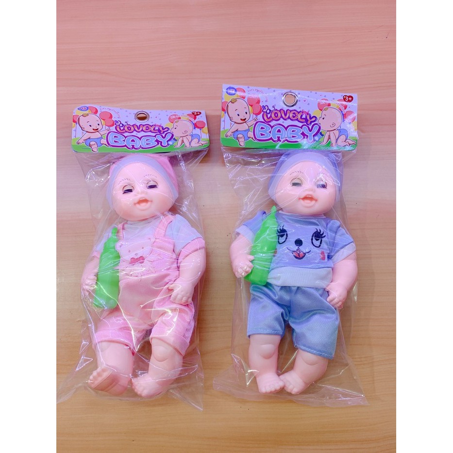 mwn.toys Boneka Lovely Baby / Bayi Bersuara No.B 760