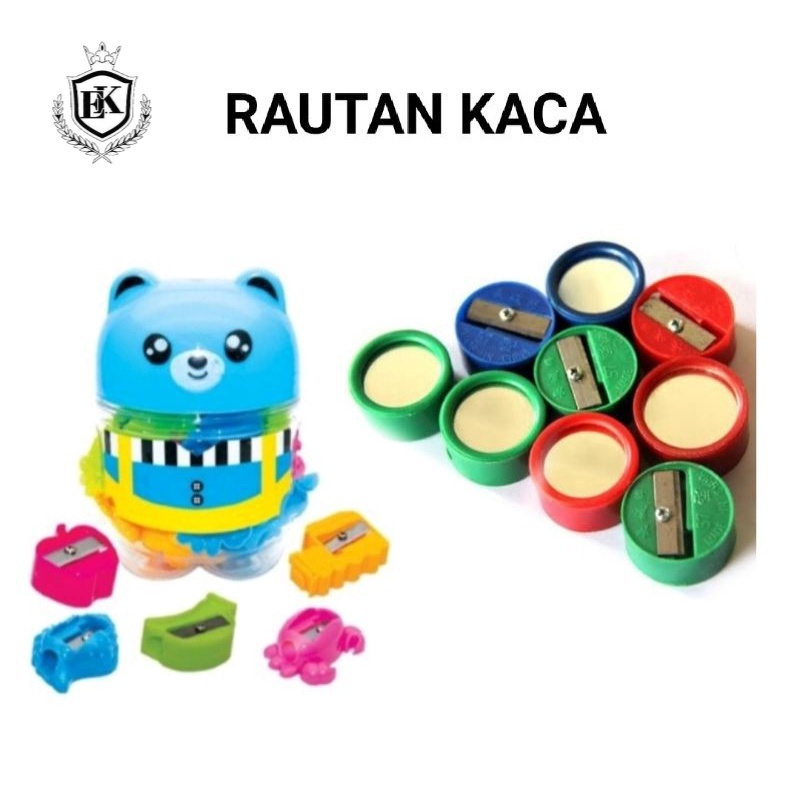 

Rautan Pensil / Serutan / Sharpener /Ongotan Bulat Kaca Angsa (Ek_Official_store)