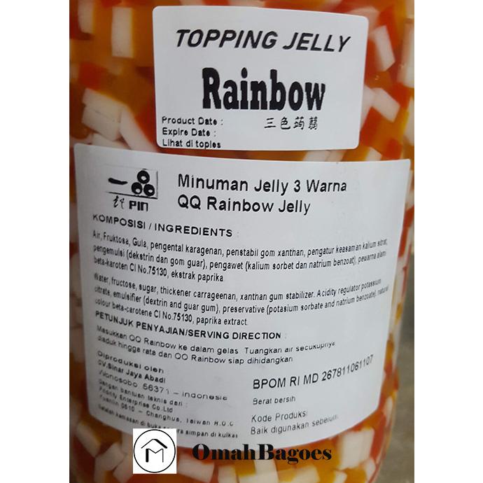 

QQ Rainbow Jelly 3,3kg / 3.3kg - Topping Minuman Jelly Pelangi