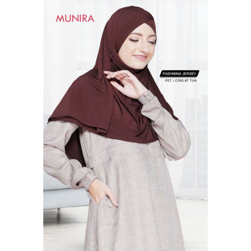 Pashmina Tali Munira Bahan Jersey Premium by Ukhti Munira