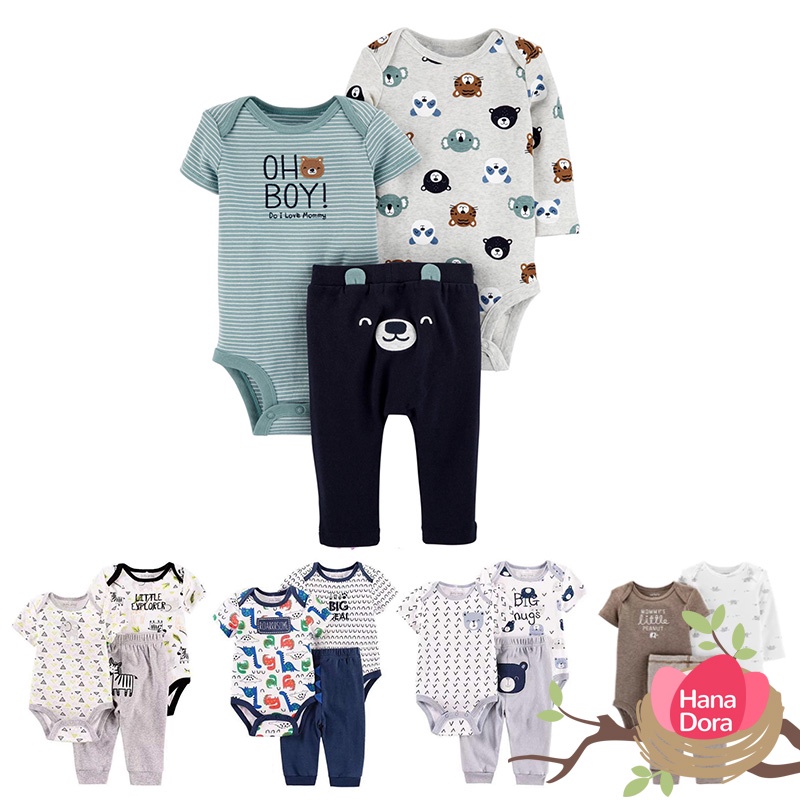 3-Piece Bodysuit Pant Set Boy