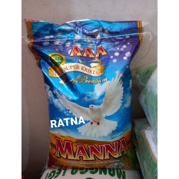 

BERAS PREMIUM MANNA AAA 10kg (Kristal Super Kepala)