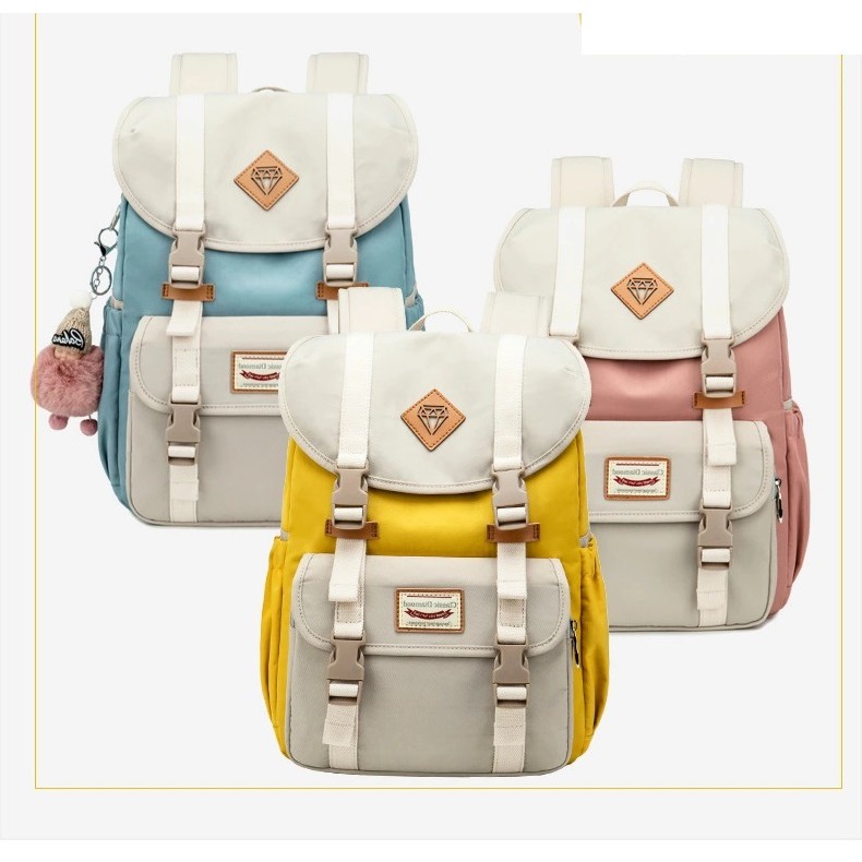 RH BAGS (COD) Tas Ransel Anak Remaja Perempuan Laki2 Murah Terlaris 2021 Tas Ransel DiamonD Kombi