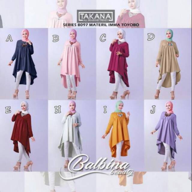 Atasan Tunik BALBINA by TAKANA Original Branded