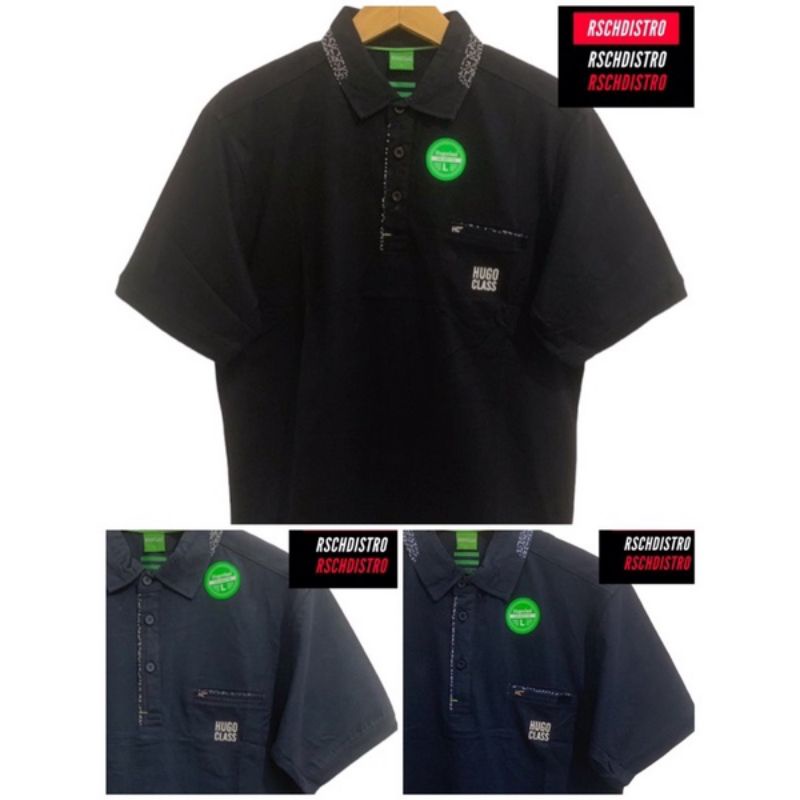 Kaos Kerah Polo Pria Dewasa Merk HgoClass atau Cressida Original Distro M L XL XXL Bahan Katun CRS91 CSD Kerah Cresida Polos Polo Boss Premium Ukuran Kaos Kerah Bapak Bapak Kresida CRS