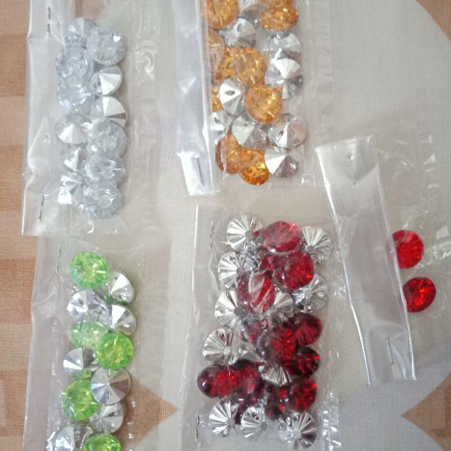 Kancing Hias Kristal