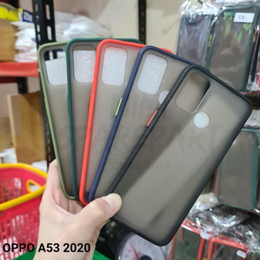 OPPO A16K A16E A16 2021 A15 A15S A53 A33 Case Dove Matte Mychoice Transparan Slim Case Fuze Macaron