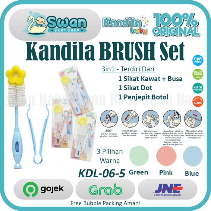 Kandila Bottle Brush &amp; Clamp KDL06-5