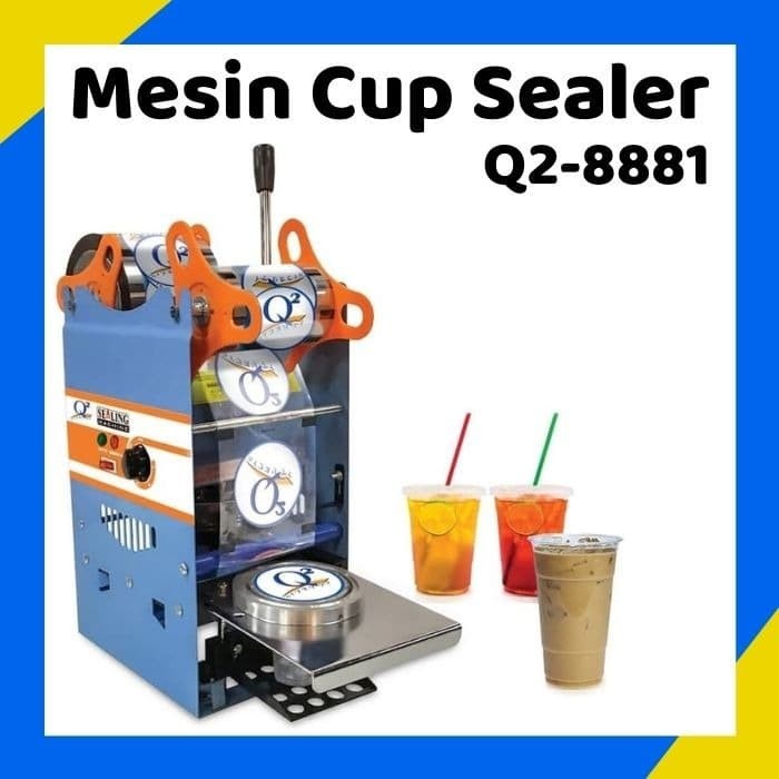 MESIN CUP SEALER Q2 PRESS GELAS PLASTIK MANUAL SEALING MACHINE Q2 8881