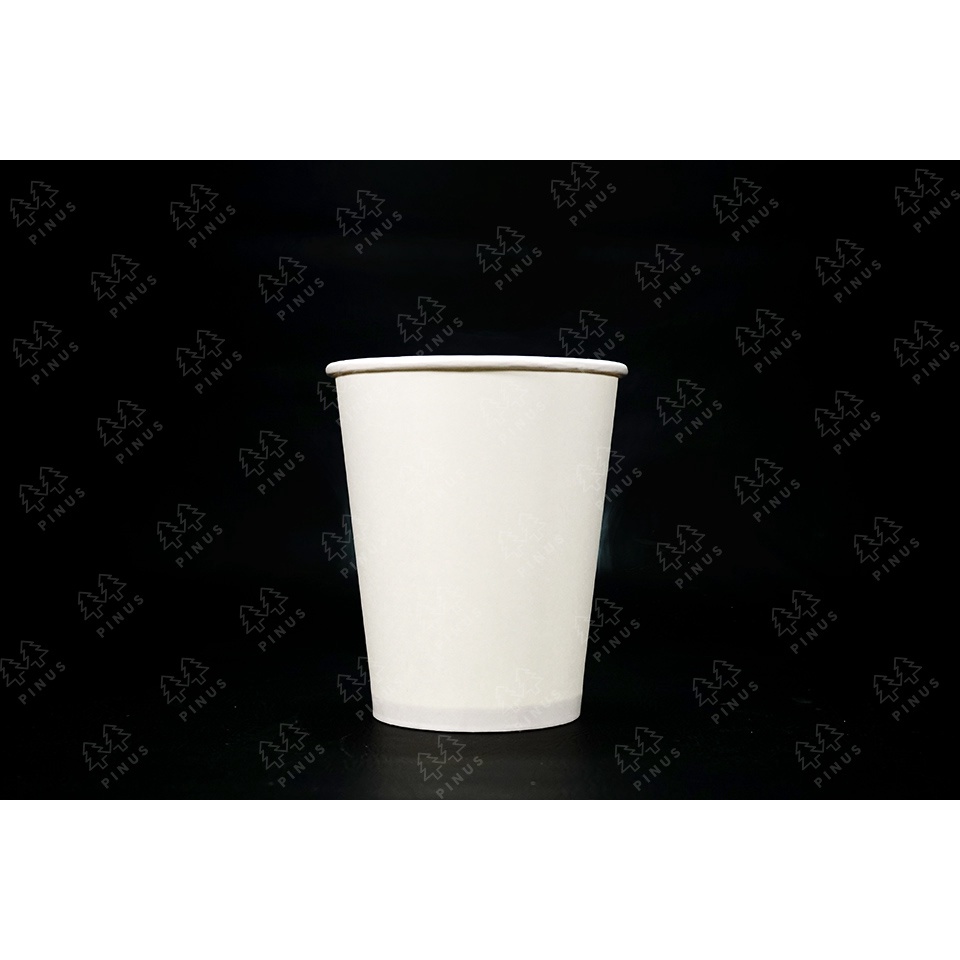 PALING MURAH PAPERCUP / GELAS KERTAS / GELAS KOPI PUTIH POLOS UKURAN 14 OZ / 16 OZ ISI 50 BIJI
