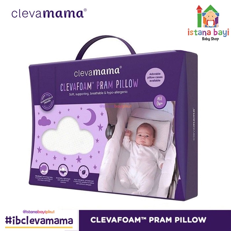 Clevafoam Pram Pillow - Bantal Bayi