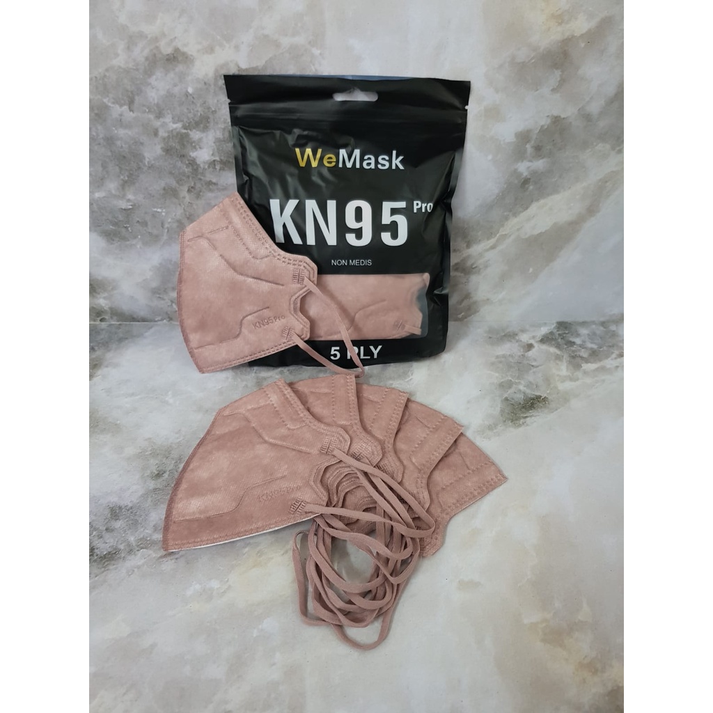 Masker KN95 WE MASK Pro Isi 10pcs Masker KN 95 WEMASK Pro Disposable Facemask 5ply