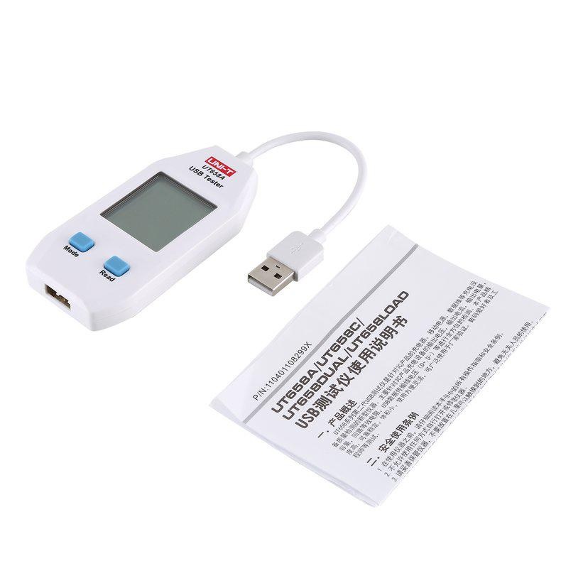 UNI-T UT658A - Portable USB-A Voltmeter Power Meter Tester