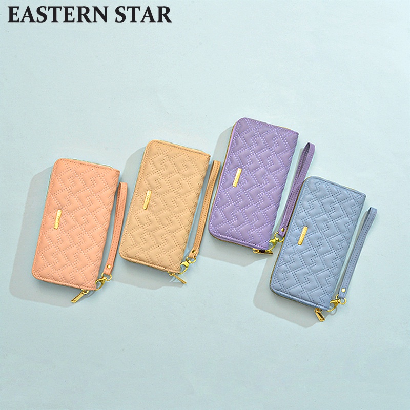 0791 𝙈𝙚𝙡𝙖𝙣𝙞𝙚 𝙒𝙖𝙡𝙡𝙚𝙩 Dompet Panjang Simple Plat ZigZag IMPORT