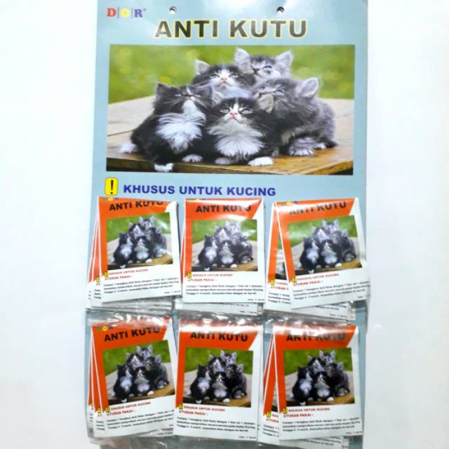 Obat Kutu Kucing Paket 24 Sachet MURAH DAN AMPUH