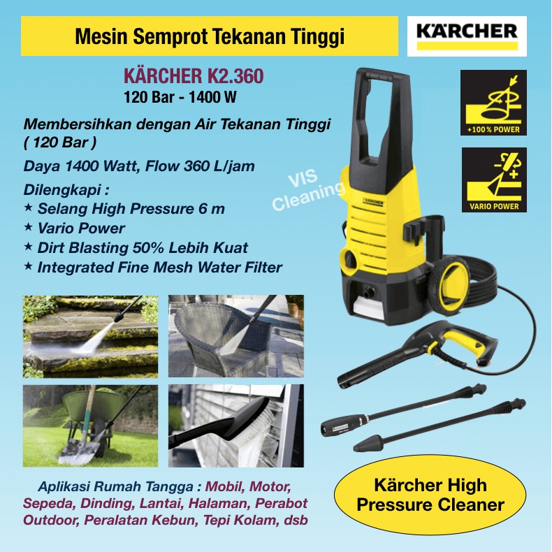 High Pressure Cleaner KARCHER K 2.360 / K2.360 ( 120 bar )