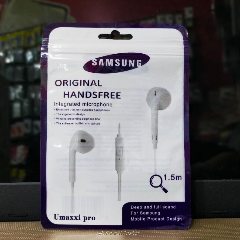 Earphone Samsung HD Sound Bass Stereo Headset Samsung A10 A10S A20 A20S A30 A30S A50 A50S