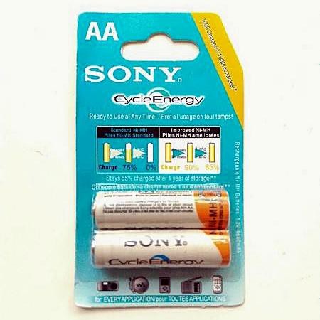 SONY Ni-MH Rechargeable Batteries AA 4600 mAh / Baterai Charge A2 4600mAh