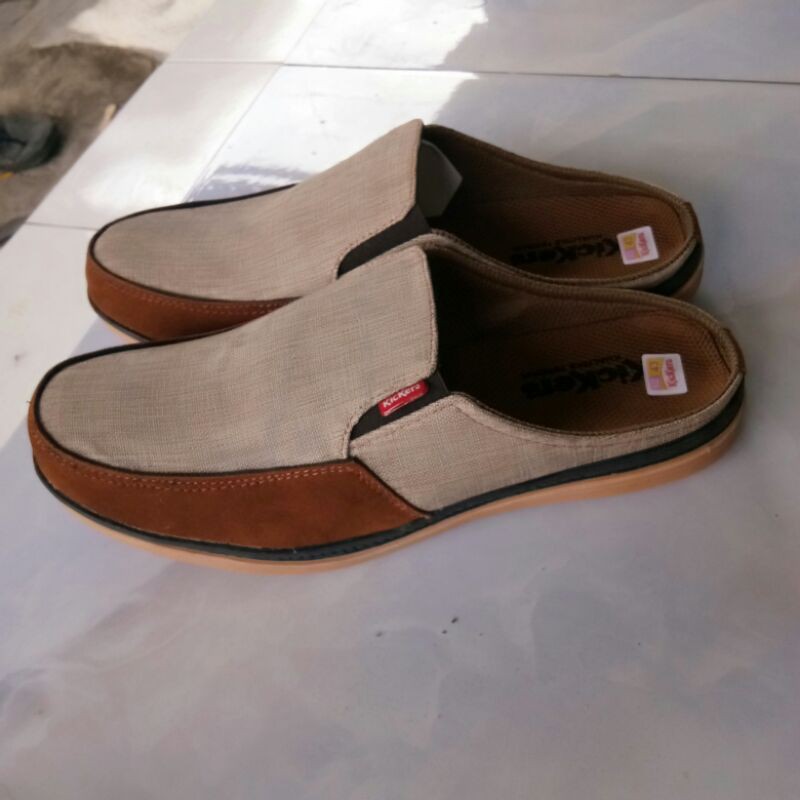 Sepatu sandal Selop kain levis kombinasi sliop kain bagor kombinasi murah