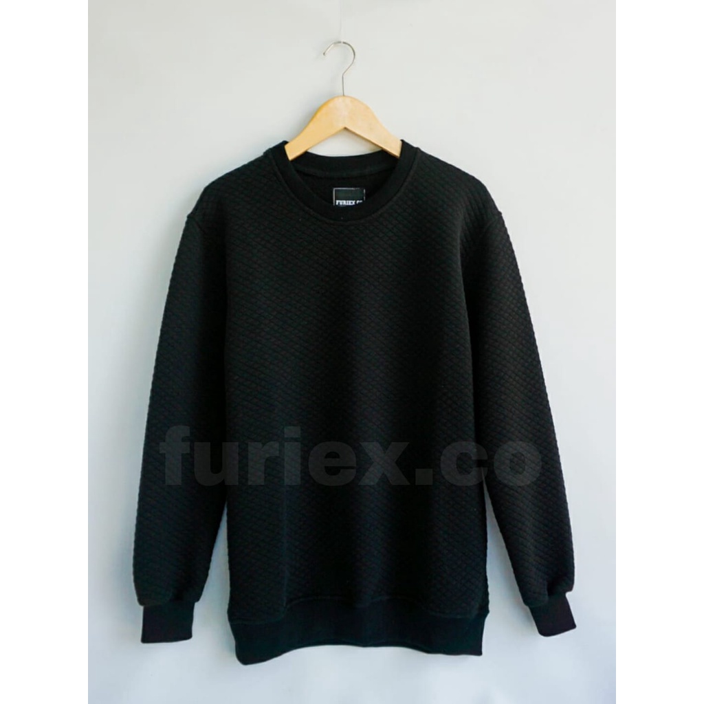 Crewneck Comfy Black BY FURIEX