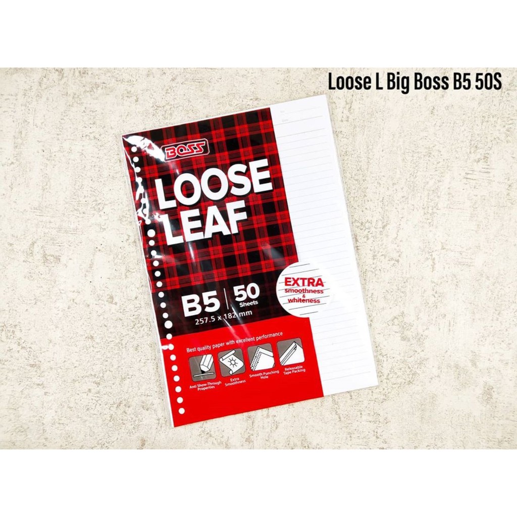 

(PCS) LOOSE LEAF B5 ISI 50 LEMBAR
