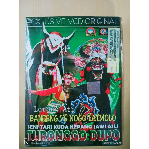 VCD original banteng vs nogo tatmolo Turonggo dupo