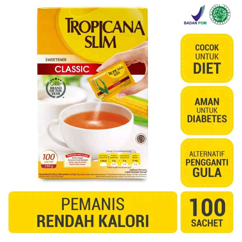 

Tropicana Slim Sweetener Classic 100's
