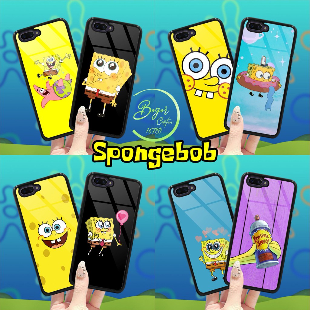 Hardcase 2D glossy SPONGEBOB XIAOMI REDMI NOTE 2 3 4 4X 5A 5 6 7 8 PRIME PRO A2 LITE 8 8 LITE BS408
