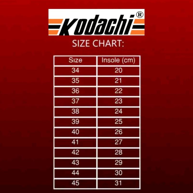 Kodachi 8111 Original Sepatu Kodaci Capung Pria Size 37 s/d 43 Murah Free Kaos kaki - Putih