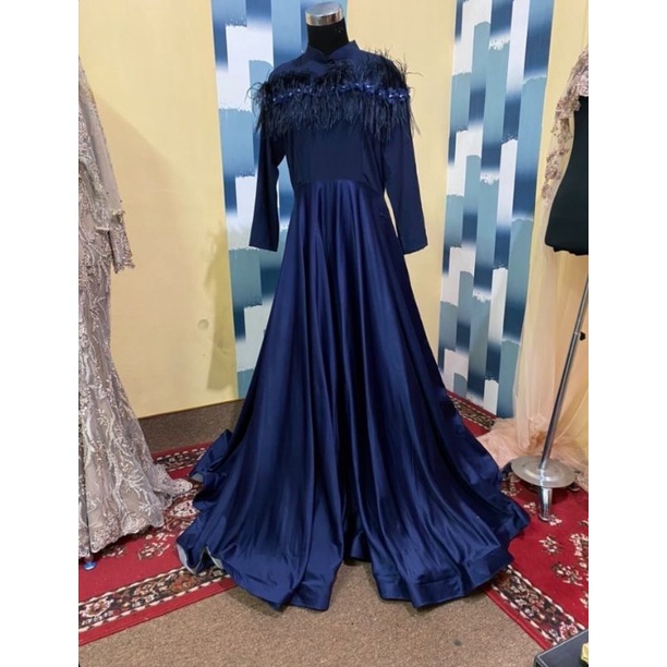 Preloved Gaun Navy