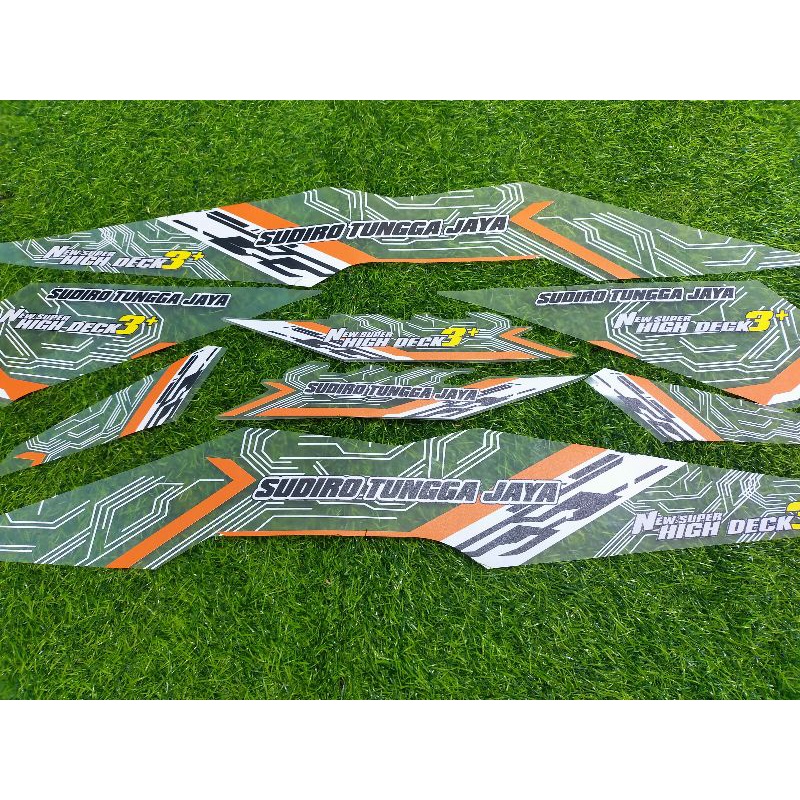 Striping transparan beat new esp livery bus STJ 003