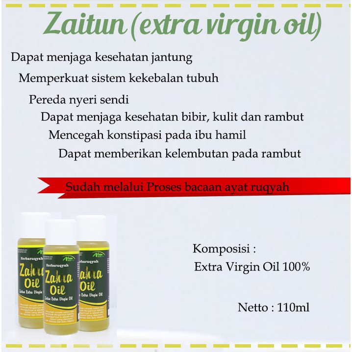 Zaitun Olive Oil Ruqyah Qhi Ruqyahsyar Iyyah Shopee Indonesia