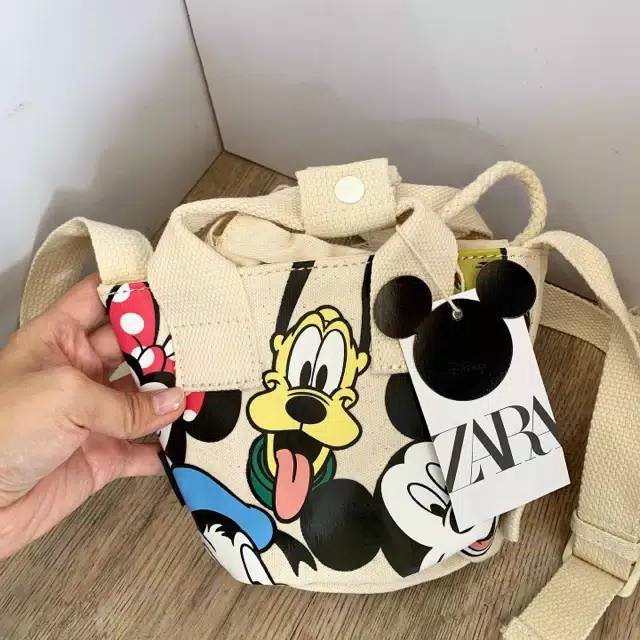 Zara x disney crossbody bag / zara mickey crossbody bag / tas selempang ...