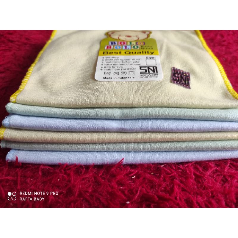 SNI BOLOBOLO (6pcs) GURITA REKAT BAYI POLOS