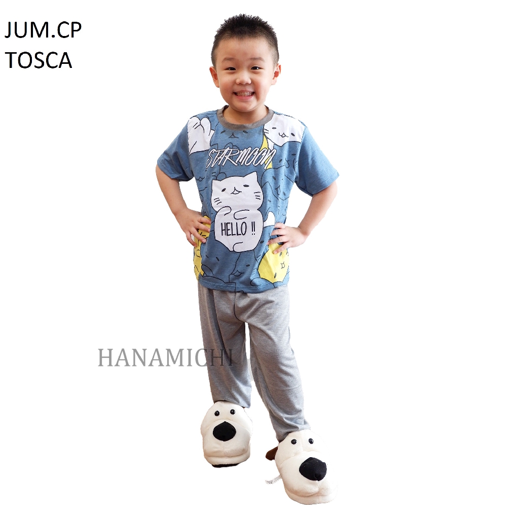 Hanamichi JUM.CP Baju Tidur Anak Lengan Pendek