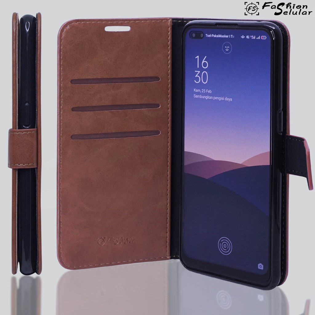 GoodCase - Flip Case Kulit iPh 5 | 6 | 6+ | 7/8 | 7+/8+ | X/XS | 9/XR | 9+/ XS Max Fs Bluemoon