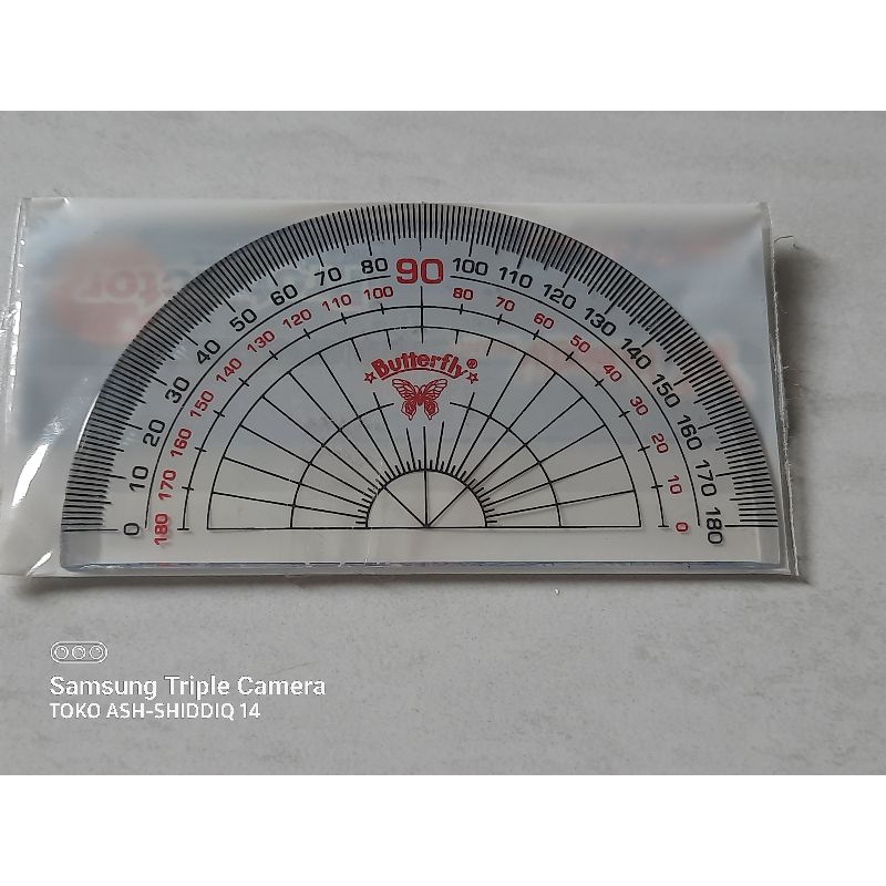 

penggaris busur 10cm | tebal