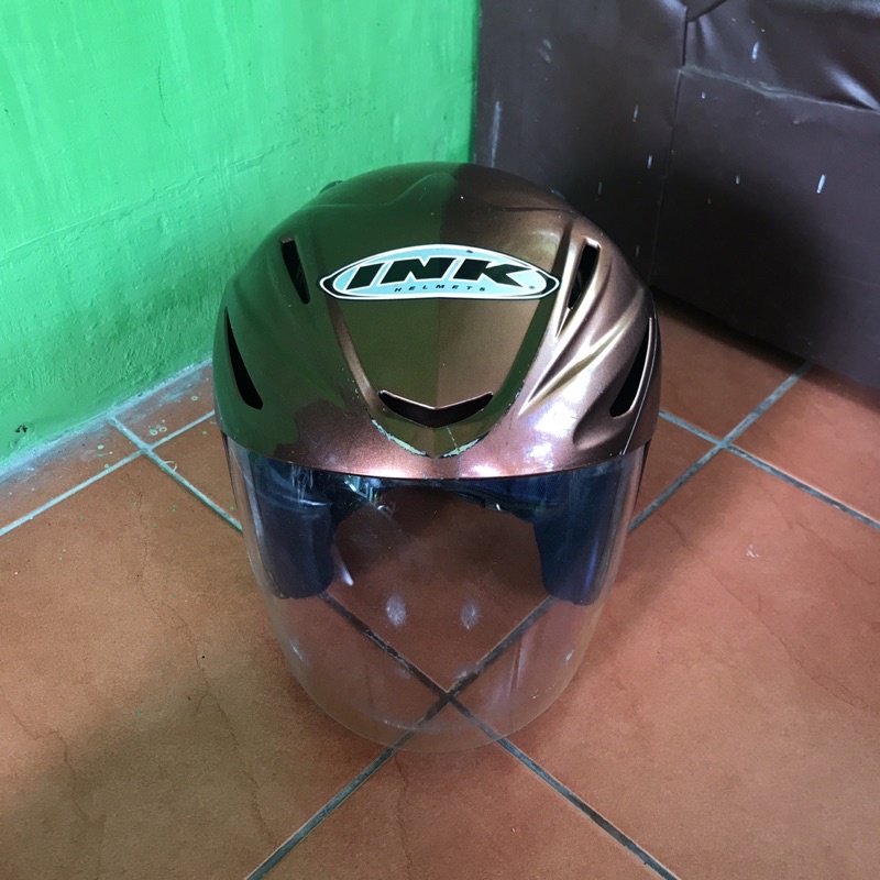 Helm Ink Cx22 Ori Bekas (Coklat)