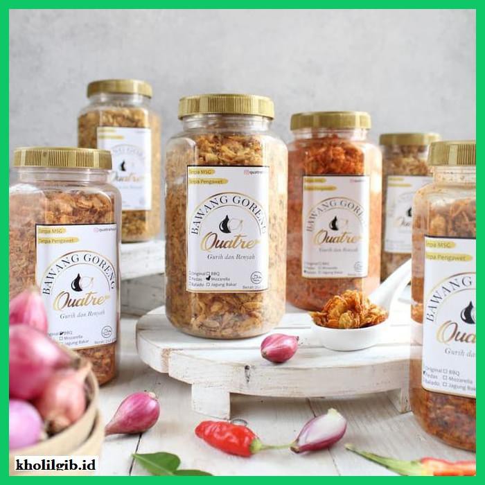 

Makanan-Kering- Bawang Goreng Keju 250 Gram -Aneka.