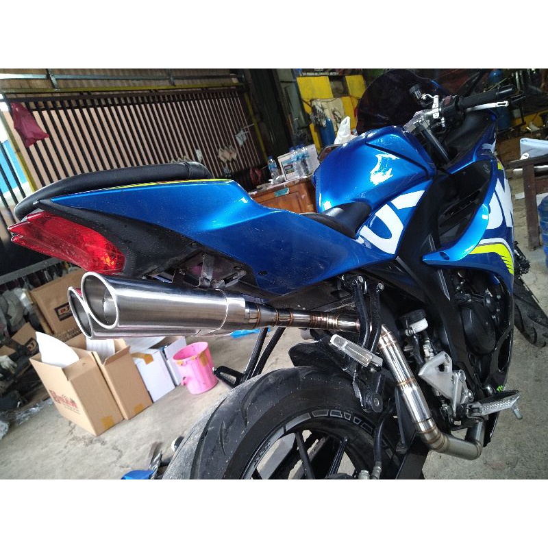 Knalpot UNDERTAIL POWERMAX SUZUKI GSX150R Full System ( PNP )