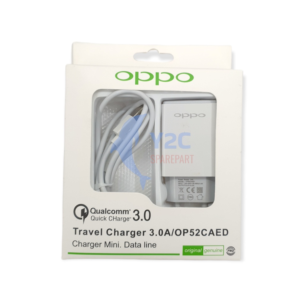 CHARGER OPPO MICRO OP52 QUICK CHARGE VOOC ORIGINAL OEM / CASAN CAS