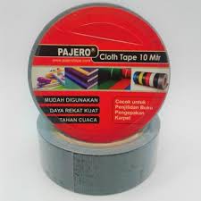 

Lakban hitam ( clothes tape ) 1 mm dan 2mm/plester kain/plester