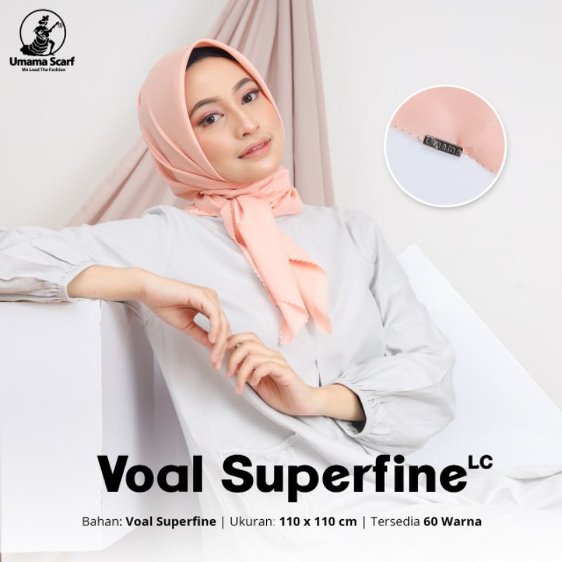 Jilbab Umama Laser Cut Voal Superfine ORIGINAL berplat BESI Kerudung Hijab Segi Empat