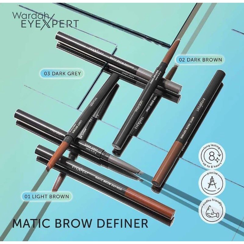 (BISA COD) Wardah Matic Brow Definer - Eyebrow matic