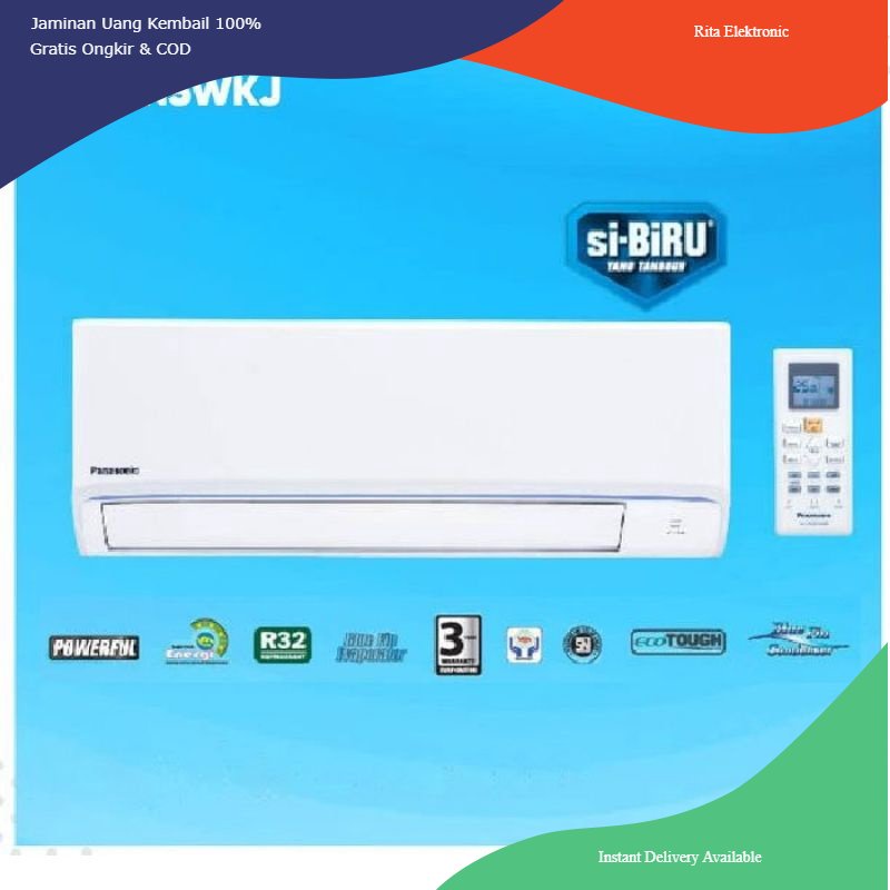 AC Panasonic 1/2 PK Low Watt Kota Padang