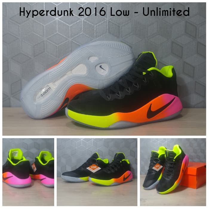 Dijual  Sepatu Basket Nike HD Hyperdunk 2016 Low Pendek   unlimited  Diskon