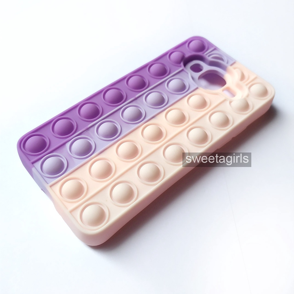 Casing Hp Silikon Lucu model Pop It untuk Samsung Galaxy J2 Prime / Samsung Galaxy Grandprime - sweetacase.id / COD / Kesing Aesthetic / Sliding case dove Candy Macaron penutup kamera geser